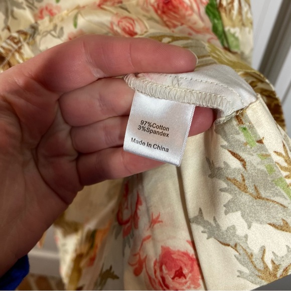 Tuckernuck Sun Faded Floral Crawford Mini Dress Size Small NWT NEW cotton vacay - Picture 4 of 10